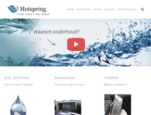 Tablet Screenshot of coastspas-nl.com